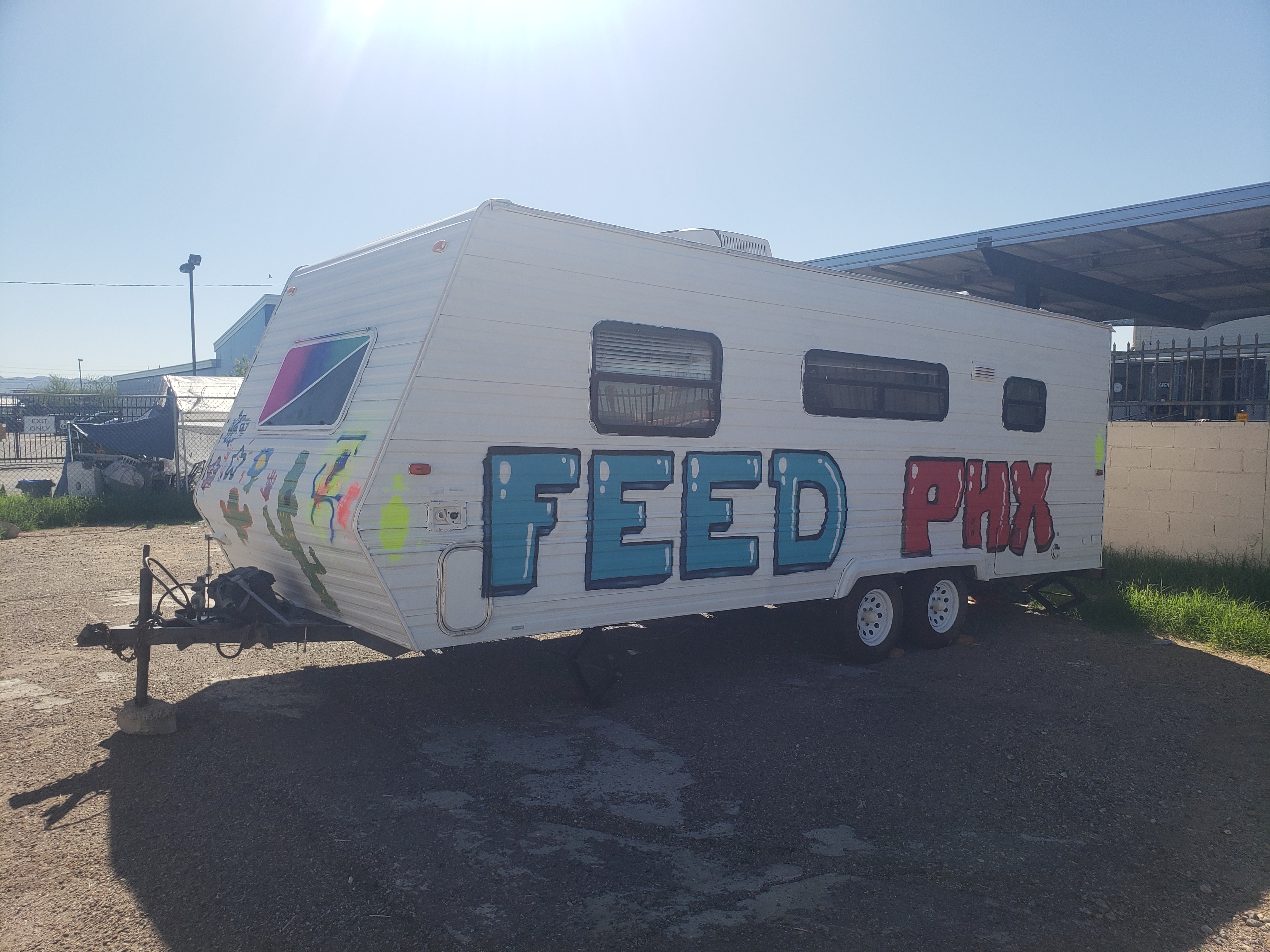 Feed PHX mobile office after community paint event