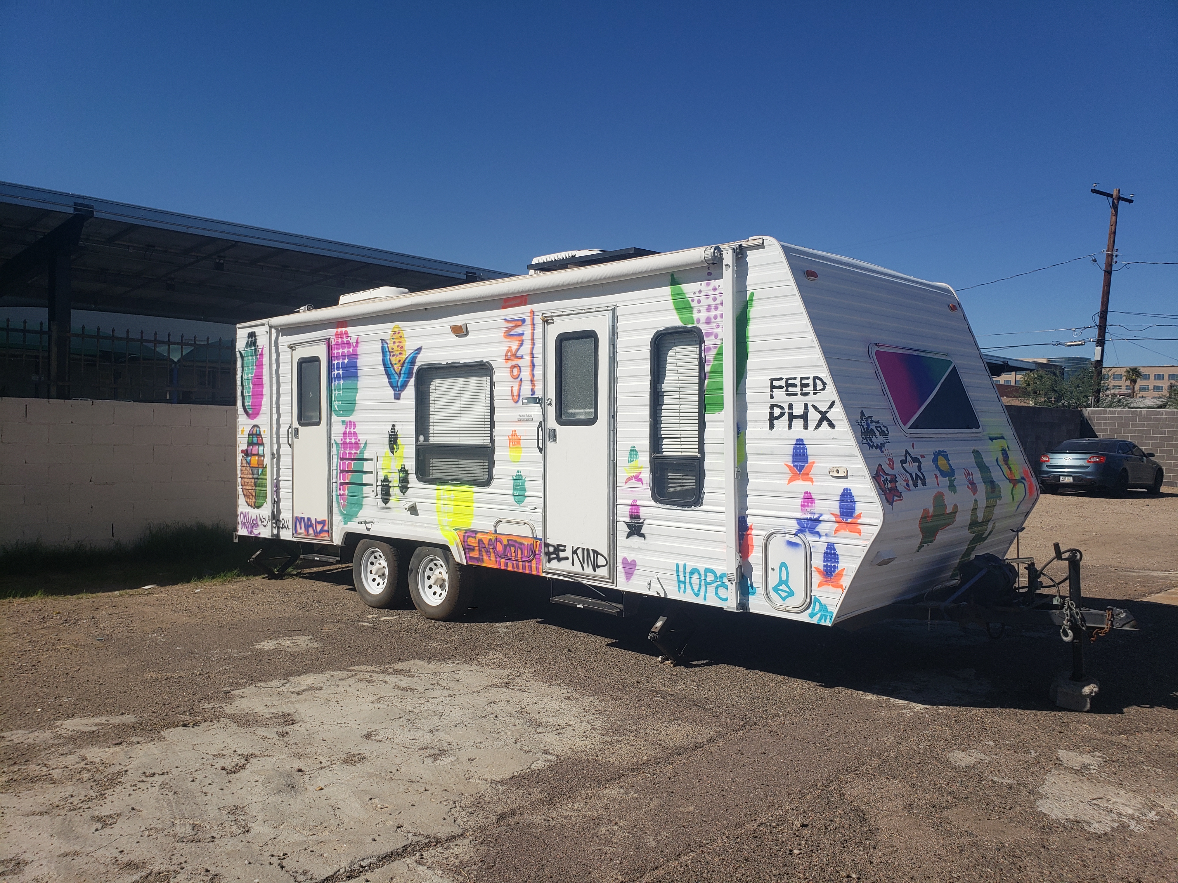 Feed PHX mobile office after community paint event