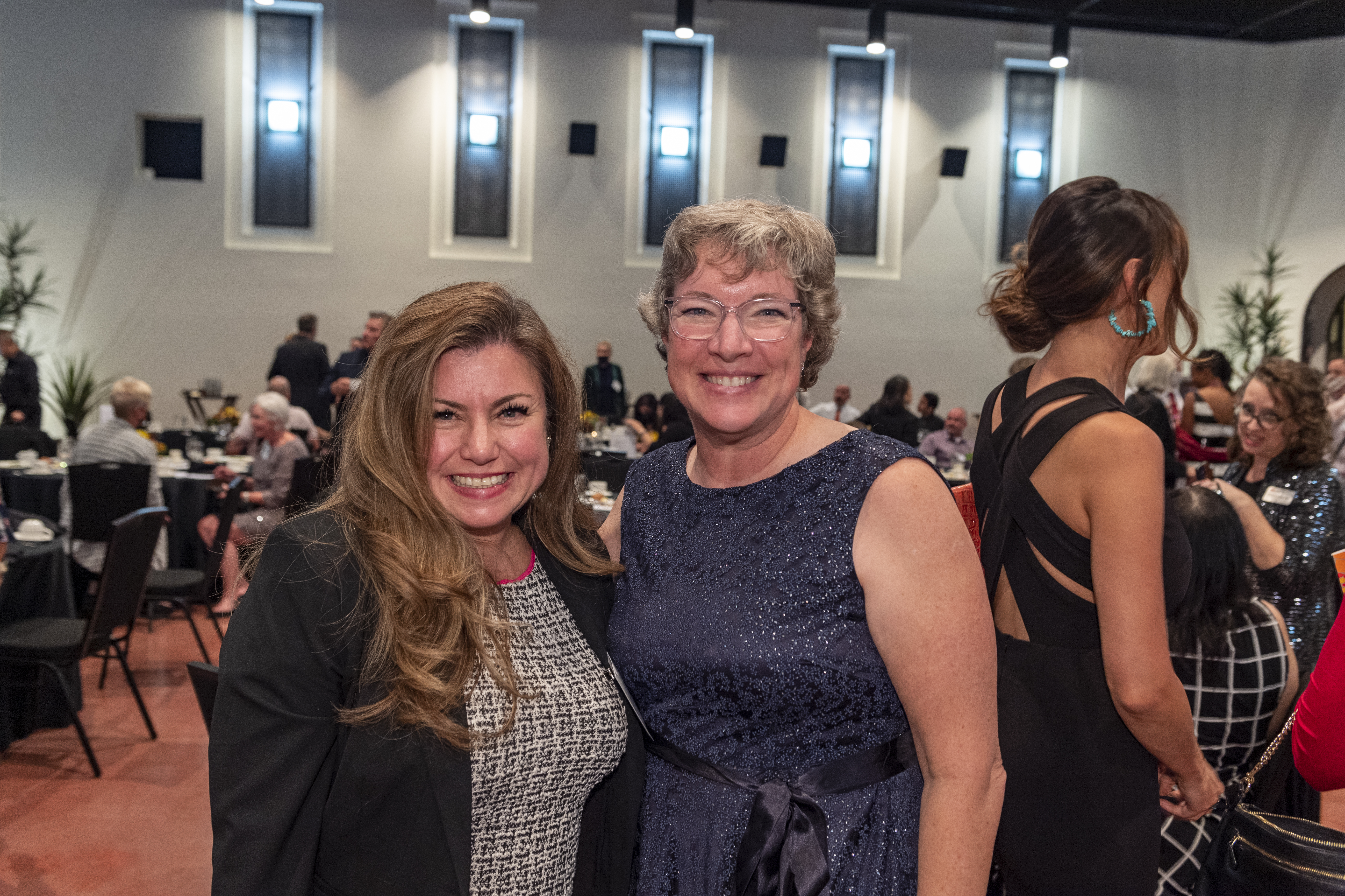 KER Director Elizabeth Wentz poses with Monica Villalobos, a member of the Council of Resilience Leader