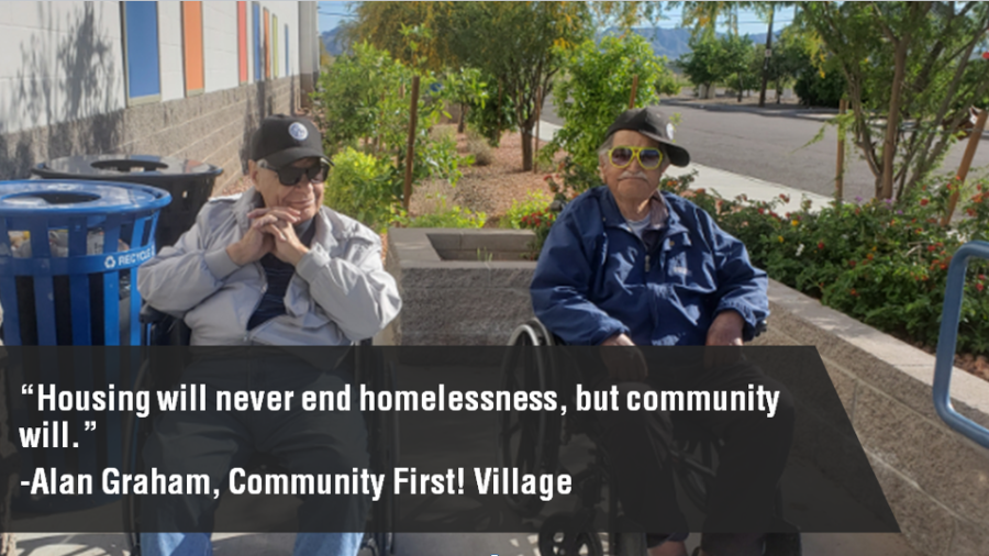 Ozanam Manor residents