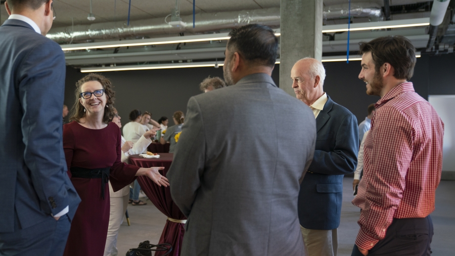 KER Executive Director Patricia Solis connects with representatives from Honor Health.