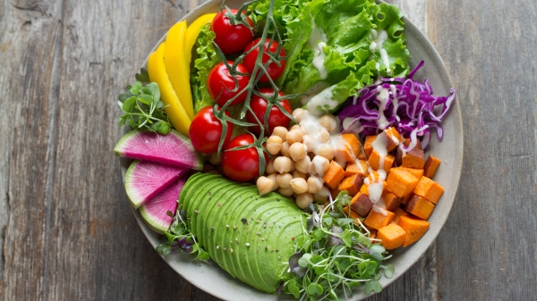 A plate of food 