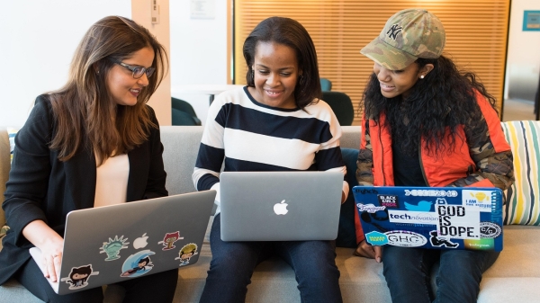 Women collaborating