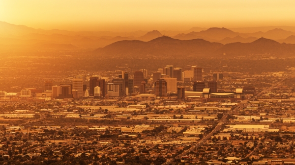 Aerial photo of the Valley of the Sun