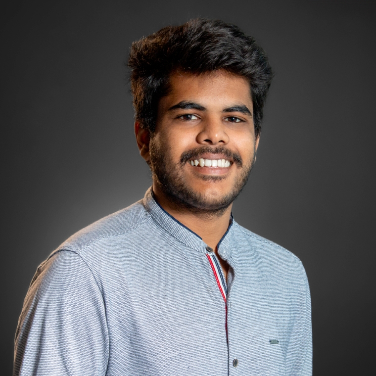 a portrait of Saketh Angirekula