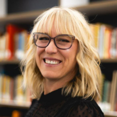 a portrait of Kerri Rittschof